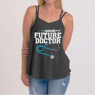 Medical School Student Funny Future Doctor in Training Women's Strappy Tank