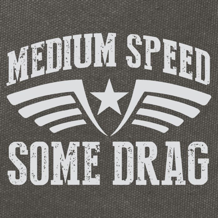 Medium Speed Some Drag Cotton Canvas Backpack