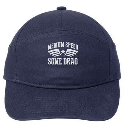 Medium Speed Some Drag 7-Panel Snapback Hat
