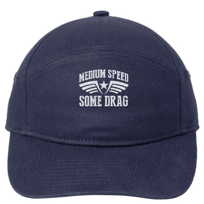 Medium Speed Some Drag 7-Panel Snapback Hat