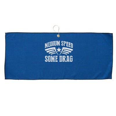 Medium Speed Some Drag Large Microfiber Waffle Golf Towel