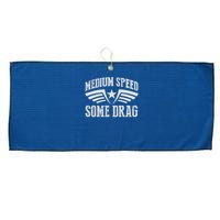 Medium Speed Some Drag Large Microfiber Waffle Golf Towel