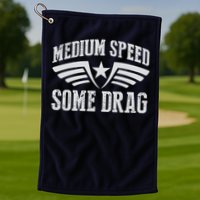 Medium Speed Some Drag Golf Towel