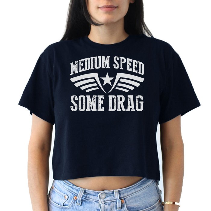 Medium Speed Some Drag Crop Top