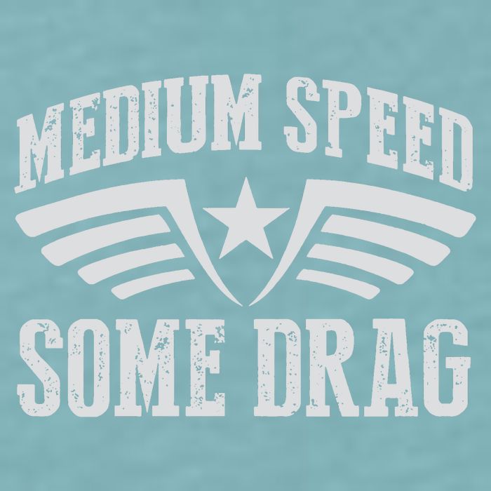 Medium Speed Some Drag Sueded Cloud Jersey T-Shirt