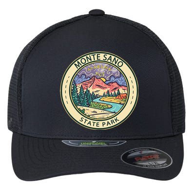 Monte Sano State Park Alabama Badge Vintage Flexfit Unipanel Trucker Cap