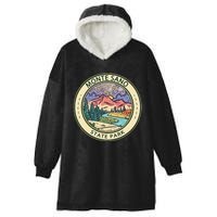 Monte Sano State Park Alabama Badge Vintage Hooded Wearable Blanket