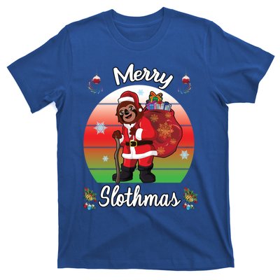 Merry Slothmas Sloth Christmas Matching Pajama Costume Great Gift T-Shirt