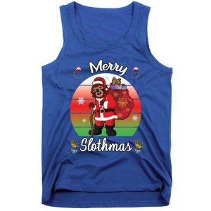 Merry Slothmas Sloth Christmas Matching Pajama Costume Great Gift Tank Top