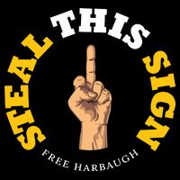 Michigan Sign Stealing Football Fan Go Blue Free Harbaugh 16 in Basic Backpack