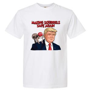 Make Squirrels Safe Again Trump Squirrels For Trump Garment-Dyed Heavyweight T-Shirt