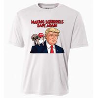 Make Squirrels Safe Again Trump Squirrels For Trump Cooling Performance Crew T-Shirt