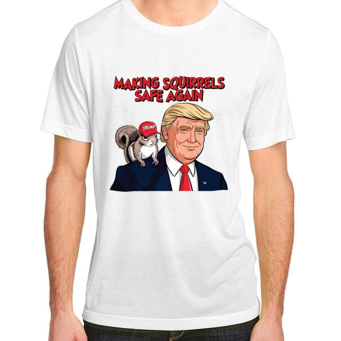 Make Squirrels Safe Again Trump Squirrels For Trump Adult ChromaSoft Performance T-Shirt