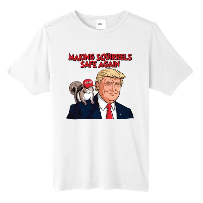 Make Squirrels Safe Again Trump Squirrels For Trump Tall Fusion ChromaSoft Performance T-Shirt