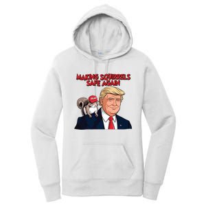 Make Squirrels Safe Again Trump Squirrels For Trump Women's Pullover Hoodie