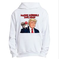 Make Squirrels Safe Again Trump Squirrels For Trump Urban Pullover Hoodie