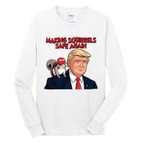 Make Squirrels Safe Again Trump Squirrels For Trump Tall Long Sleeve T-Shirt