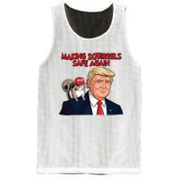 Make Squirrels Safe Again Trump Squirrels For Trump Mesh Reversible Basketball Jersey Tank