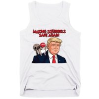 Make Squirrels Safe Again Trump Squirrels For Trump Tank Top