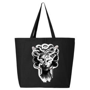 Medusa Statue Snakes Greek Mythology 25L Jumbo Tote