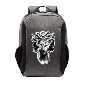 Medusa Statue Snakes Greek Mythology Vector Backpack