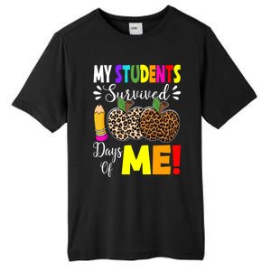 My Students Survived 100 Days Of Me Funny Students Teachers Cute Gift Tall Fusion ChromaSoft Performance T-Shirt