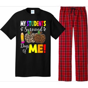 My Students Survived 100 Days Of Me Funny Students Teachers Cute Gift Pajama Set