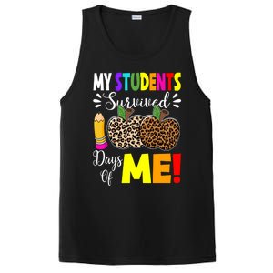 My Students Survived 100 Days Of Me Funny Students Teachers Cute Gift PosiCharge Competitor Tank