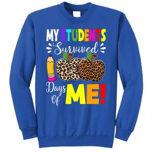 My Students Survived 100 Days Of Me Funny Students Teachers Cute Gift Sweatshirt