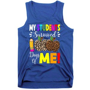 My Students Survived 100 Days Of Me Funny Students Teachers Cute Gift Tank Top