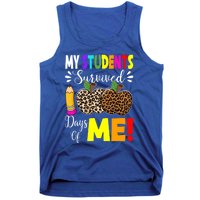 My Students Survived 100 Days Of Me Funny Students Teachers Cute Gift Tank Top