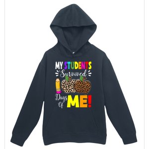 My Students Survived 100 Days Of Me Funny Students Teachers Cute Gift Urban Pullover Hoodie