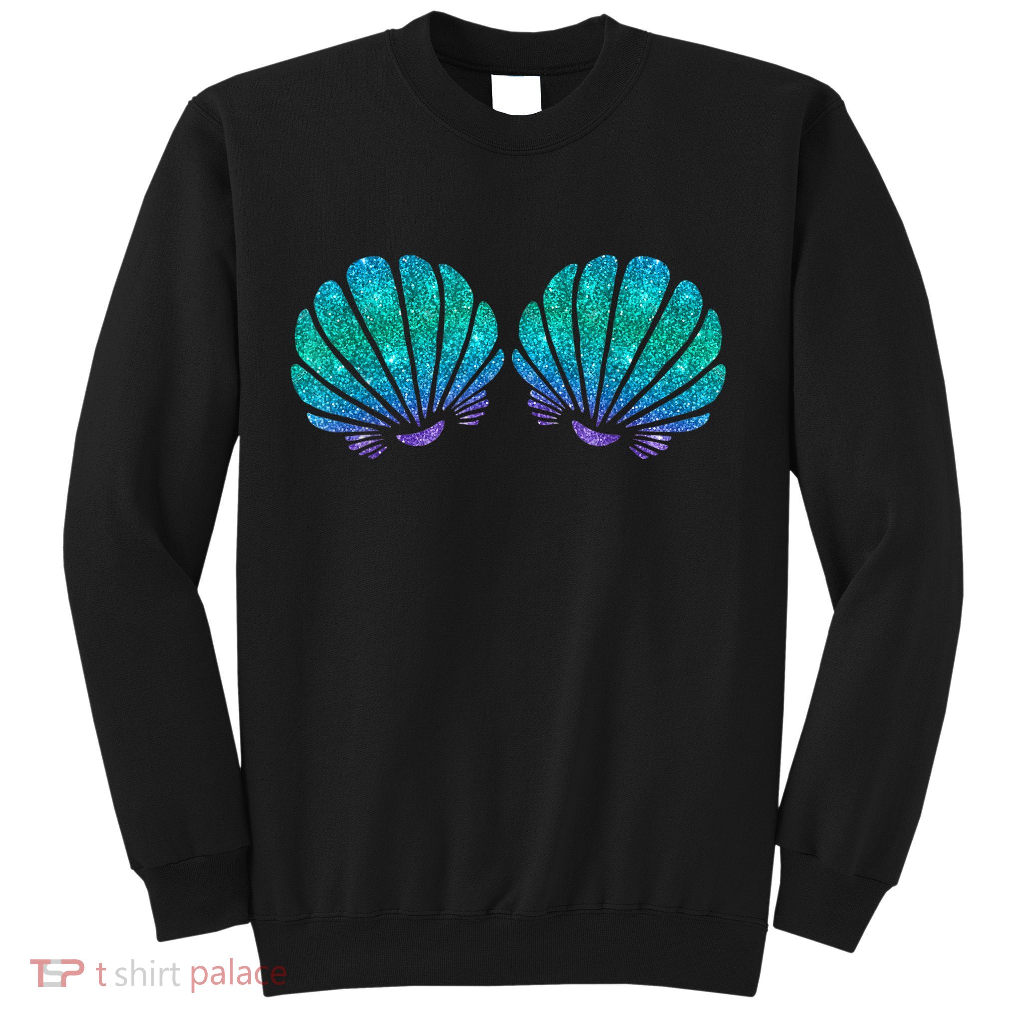 Mermaid Sea Shell Bra Costume Sweatshirt