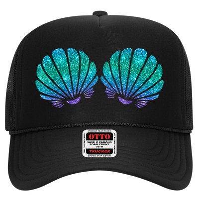 Mermaid Sea Shell Bra Costume Trucker Hat