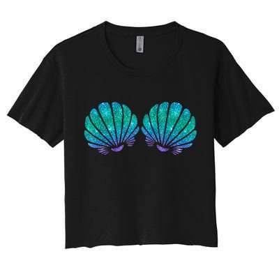 Mermaid Sea Shell Bra Costume Crop Top