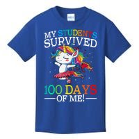 My Students Survived 100 Days Of Me 100 Days School Unicorn Gift Kids T-Shirt