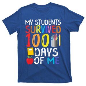 My Students Survived 100 Days Of Me School Teacher Party Gift T-Shirt