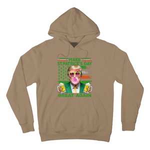 Make Saint St PatrickS Day Great Again Flag Funny Trump Hoodie