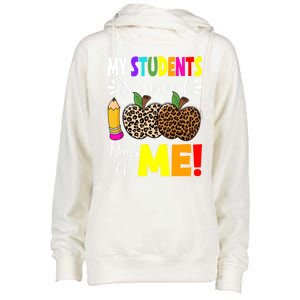 My Students Survived 100 Days Of Me Funny Students Teachers Gift Womens Funnel Neck Pullover Hood