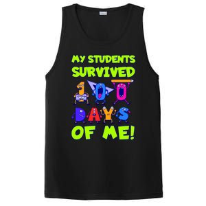 My Students Survived 100 Days With Me 100th Day Of Teacher Meaningful Gift PosiCharge Competitor Tank