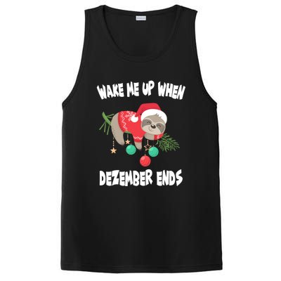 Merry Slothmas Sloth Christmas Gift PosiCharge Competitor Tank