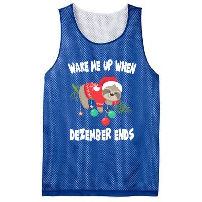 Merry Slothmas Sloth Christmas Gift Mesh Reversible Basketball Jersey Tank