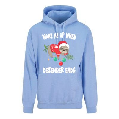 Merry Slothmas Sloth Christmas Gift Unisex Surf Hoodie