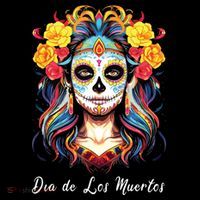 Mexican Sugar Skull Girl Halloween Dia De Los Muertos Poster