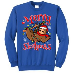 Merry Slothmas Sloth Christmas Gift Sweatshirt