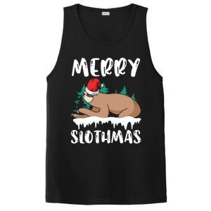 Merry Slothmas Sloth Whisperer Animal Christmas Season Gift PosiCharge Competitor Tank