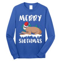 Merry Slothmas Sloth Whisperer Animal Christmas Season Gift Long Sleeve Shirt