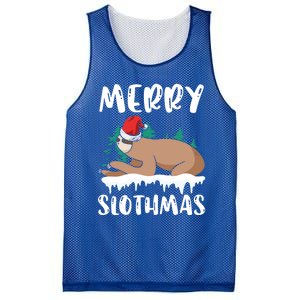 Merry Slothmas Sloth Whisperer Animal Christmas Season Gift Mesh Reversible Basketball Jersey Tank