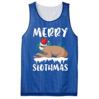 Merry Slothmas Sloth Whisperer Animal Christmas Season Gift Mesh Reversible Basketball Jersey Tank