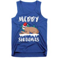 Merry Slothmas Sloth Whisperer Animal Christmas Season Gift Tank Top